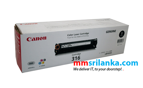 Canon 316 Black Toner Cartridge For LBP5050/5050N